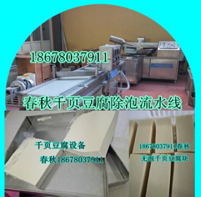 千页豆腐流水线设备春秋免费技术上门服务