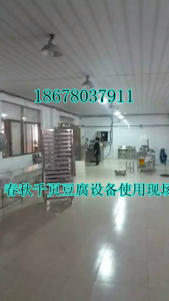 千页豆腐设备使用现场